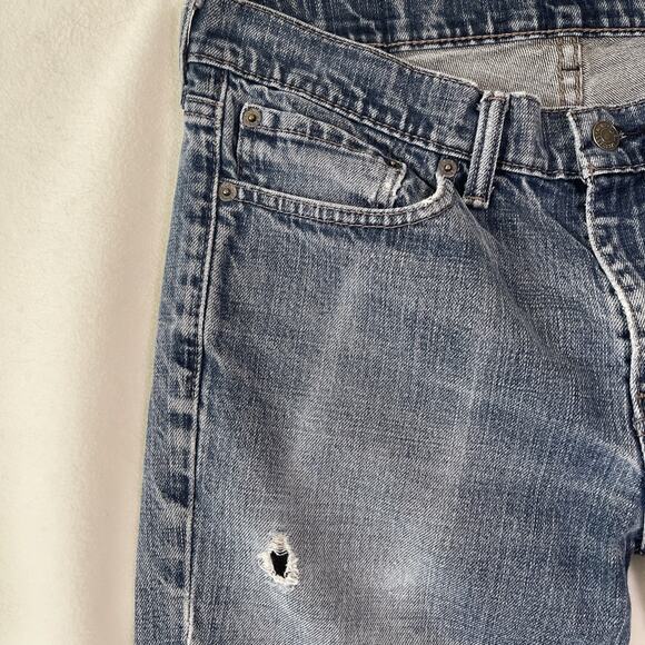 Levis 505 Jeans Men’s 32X30 Distressed- Small Paint Splotches. See Pics. - Picture 2 of 6